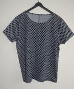 Blauw wit top shirt maat 44 / 46, Ophalen of Verzenden, Maat 42/44 (L), Blauw, Korte mouw