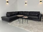GRATIS BEZORGING - Leren hoekbank Natuzzi - gereinigd, Zo goed als nieuw, 150 cm of meer, Nvt, Vierpersoons of meer