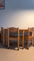 Schoolbankje Schilte vrije school/ kleuterschool vintage, Ophalen of Verzenden, Zo goed als nieuw, Stoel(en)