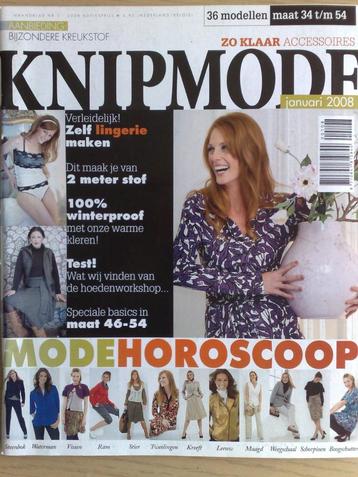 Knipmode januari nr. 1 / 2008 , zelf lingerie maken beschikbaar voor biedingen