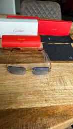 Cartier Piccadilly zonnebril blauw goud compleet full set, Nieuw, Overige merken, Blauw, Ophalen of Verzenden