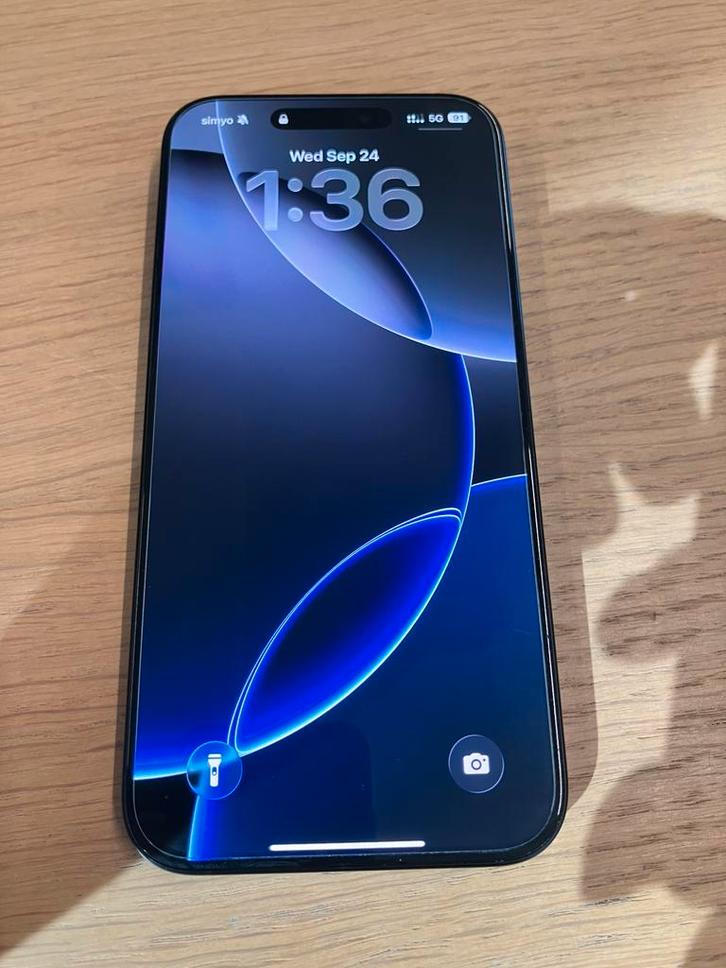 iPhone 16 pro max 256GB, Telecommunicatie, Mobiele telefoons | Apple iPhone, Zo goed als nieuw, 256 GB, Zonder abonnement, Zonder simlock