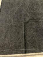 Lap 125x150 kwalitijt denimstof antraciet, Verzenden, 120 cm of meer, Nieuw, Katoen