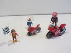 Playmobilkind met Motorracer 4780 en superbike 5522, Gebruikt, Ophalen of Verzenden, Los playmobil