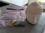 Wax melts brander buddha incl wax melt chips, Ophalen, Gebruikt, Overige materialen, Minder dan 25 cm