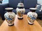 Set van drie vazen Gouda Plateel, Ophalen of Verzenden