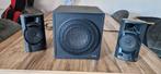 Hercules speakers met subwoofer, Computers en Software, Pc speakers, Ophalen, Gebruikt, Audiokanaal 2.1, Hercules
