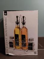 Olie, azijn , peper en zout set, Huis en Inrichting, Keuken | Servies, Ophalen, Nieuw, Overige stijlen, Overige typen