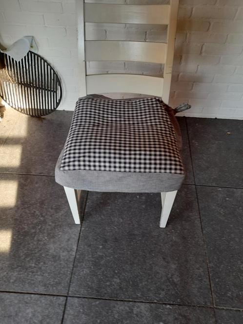 Landelijke stoelkussens 4 stuks, Tuin en Terras, Tuinstoelen, Gebruikt, Hout, Ophalen of Verzenden