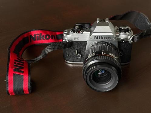 NIKON FG + NIKKOR 35-80mm, Audio, Tv en Foto, Fotocamera's Analoog, Gebruikt, Spiegelreflex, Nikon, Ophalen of Verzenden