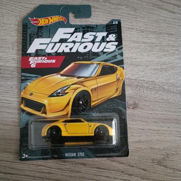 Hot Wheels Nissan 370Z geel Fast & Furious 6 beschikbaar voor biedingen