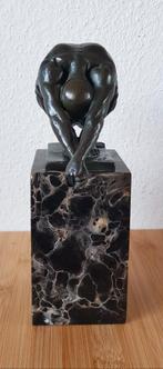 Mannelijk naakt brons J.B. Deposee Paris beeld duiker Milo, Ophalen of Verzenden