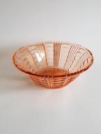 Izgs vintage gekleurd glas prachtige glazen schaal, Antiek en Kunst, Ophalen of Verzenden