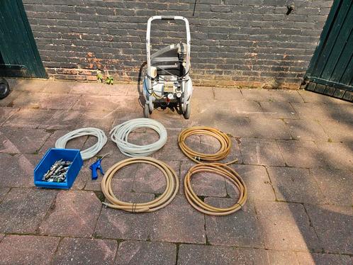 Cremers compressor, luchtslang, koppelingen enz, Doe-het-zelf en Verbouw, Compressors, Gebruikt, Ophalen