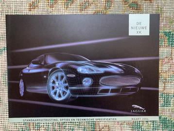 Nederlandse specificatiefolder brochure Jaguar XK 2004 nieuw beschikbaar voor biedingen