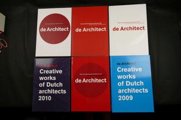 6x De Architect / Dutch architecs (2009 t/m 2014) beschikbaar voor biedingen