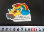 sticker amro bank florijnenvloot strip beer pot regenboog, Verzamelen, Ophalen, Zo goed als nieuw