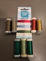 Set garen diverse (kerst) kleuren, Hobby en Vrije tijd, Kaarten | Zelf maken, Ophalen of Verzenden, Zo goed als nieuw, Overige thema's