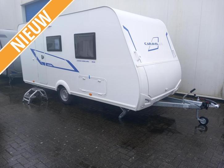 Caravelair Alba 450 Anniversary line 2, Caravans en Kamperen, Caravans, Bedrijf, tot en met 4, 1000 - 1250 kg, Standaardzit, Caravelair