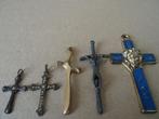 Kruis kruisje kruisbeeld medaillon hanger 19 euro per stuk, Ophalen of Verzenden, Gebruikt, Sieraad, Christendom | Katholiek