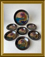 Oud glansplatelen setje: Plateelbakkerij Zuidholland Gouda, Antiek en Kunst, Ophalen of Verzenden