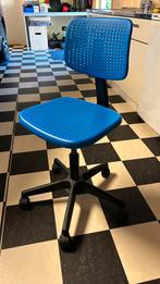 Bureau stoel ikea, Ophalen, Zo goed als nieuw, Blauw