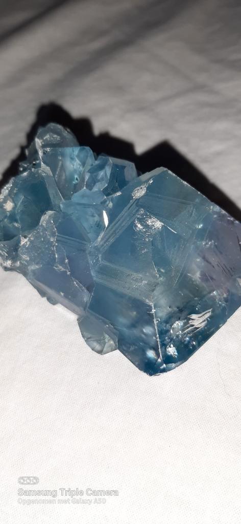 Celestien Kristal - Blauw Mineraal, Verzamelen, Mineralen en Fossielen, Mineraal, Ophalen of Verzenden