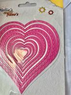 Snijmallen harten nw, Hobby en Vrije tijd, Kaarten | Zelf maken, Ophalen of Verzenden, Nieuw, Overige thema's, Pons of Mal