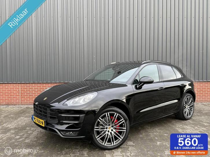 Porsche Macan 3.6 Turbo Sport Chrono Pano 451 PK Bose Leder, Auto's, Porsche, Bedrijf, Te koop, Macan, 4x4, ABS, Achteruitrijcamera