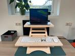 Laptopstandaard / sta bureau van Hout of office, Ophalen, Zo goed als nieuw