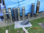 Kachelpijpen Set compleet. DW., Houtkachel, Ophalen of Verzenden, Zo goed als nieuw, Vrijstaand