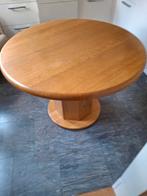 Mooie massief lichteiken eettafel, Ophalen of Verzenden, Zo goed als nieuw, 75 cm of meer, 100 tot 150 cm
