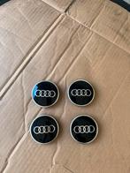 Originele Audi naafkappen naafdoppen Hoogglans zwart, Auto diversen, Wieldoppen, Ophalen of Verzenden, Nieuw