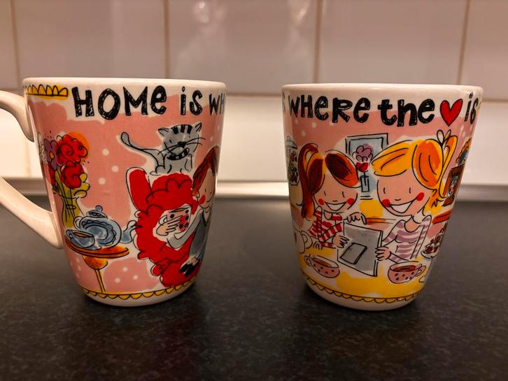 2 Blond Amsterdam home Bekers - 35cl, Huis en Inrichting, Keuken | Servies, Zo goed als nieuw, Kop(pen) en/of Schotel(s), Blond Amsterdam