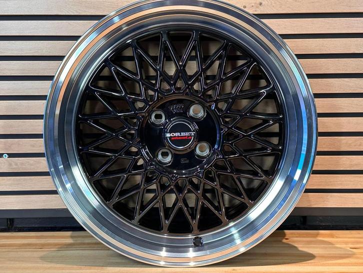 17 inch Origineel Borbet 4x100 Volkswagen UP et38, Auto-onderdelen, Banden en Velgen, Banden en Velgen, Zomerbanden, 17 inch, 205 mm