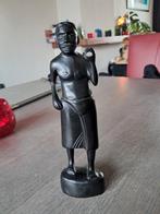 Oud Beeldje Uit Erfenis Verkregen...Ebbenhout?, Ophalen of Verzenden, Gebruikt