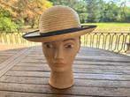 Antieke strohoed (1) - 4 stuks beschikbaar, Kleding | Dames, Hoeden en Petten, Ophalen, Gedragen, One size fits all, Hoed