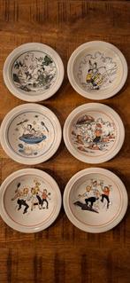 6 Kinderbordjes van Suske en Wiske, Ophalen of Verzenden, Gebruikt