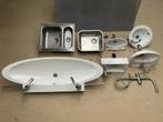 Was/spoelbak 7 stuks en 1 mengkraan in goede staat., Ophalen, Nieuw, Overige typen