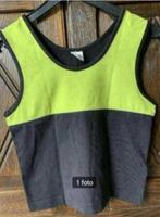 Zwart-groen hemd, hemdje, top, topje; shamp; M 40 / 42 spor, Kleding | Dames, Maat 38/40 (M), Zwart, Ophalen of Verzenden, Zo goed als nieuw
