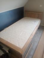 Steigerhouten bed, Huis en Inrichting, Ophalen, Eenpersoons, Steigerhout, 90 cm