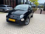 Fiat 500 Twinair 60pk 2017 Zwart N.A.P N.L AUTO, Auto's, Voorwielaandrijving, Stof, Zwart, 840 kg