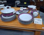 Vintage servies met paars/zwarte rand van Winterling Rostov, Huis en Inrichting, Keuken | Servies, Ophalen, Zo goed als nieuw