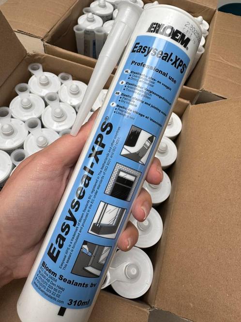 39 x Bloem glaskit Easyseal XPS kokers grijs, Doe-het-zelf en Verbouw, Schildersmaterialen, Zo goed als nieuw, Ophalen of Verzenden