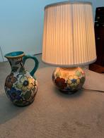 Plateel Tafellamp met vaas, Antiek en Kunst, Ophalen