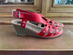 Fancy Me by Wolky leren sandalen rood maat 40, Ophalen of Verzenden, Zo goed als nieuw, Rood, Sandalen of Muiltjes