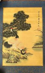 Chinese prent met kraanvogels, Ophalen of Verzenden