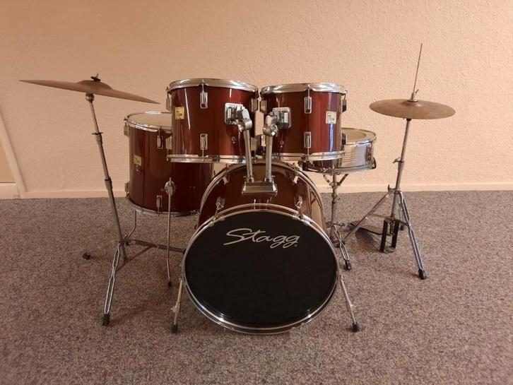 Stagg Tim Drumstel, Muziek en Instrumenten, Drumstellen en Slagwerk, Gebruikt, Overige merken, Ophalen