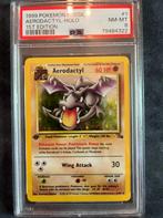 Aerodactyl first edition psa 8, Ophalen of Verzenden, Losse kaart, Zo goed als nieuw