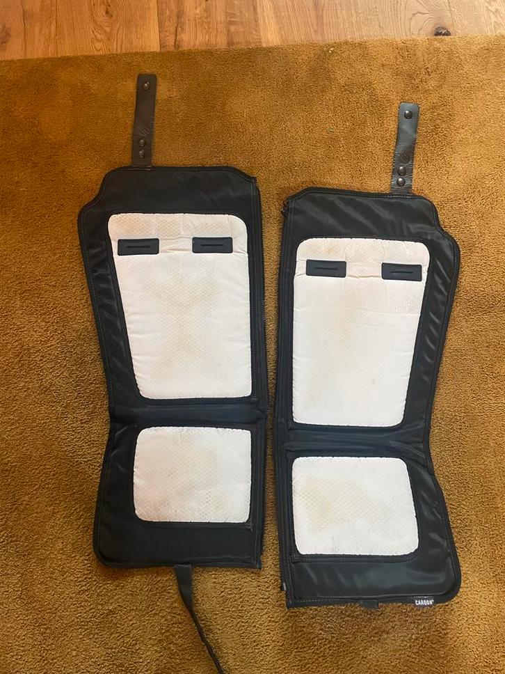 Carqon kussenset wit - lichte verkleuring, Fietsen en Brommers, Fietsen | Bakfietsen, Gebruikt, Overige merken, Ophalen of Verzenden